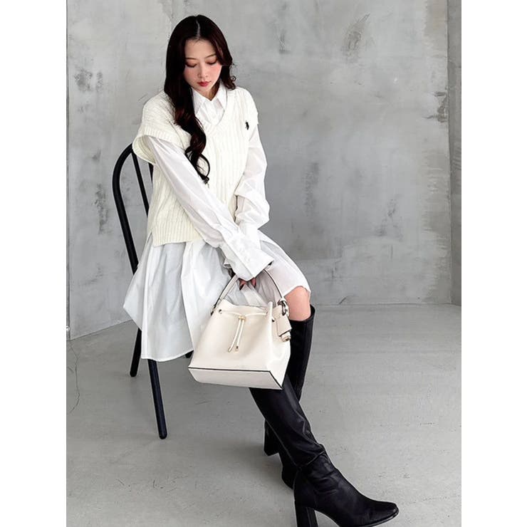 U.S. POLO ASSN.別注 ベストセットシャツミニワンピース | MERCURYDUO | 詳細画像6 