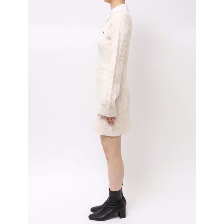 U.S. POLO ASSN.別注 ケーブルニットワンピース | MERCURYDUO | 詳細画像35 
