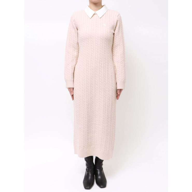 U.S. POLO ASSN.別注 ケーブルニットワンピース | MERCURYDUO | 詳細画像45 
