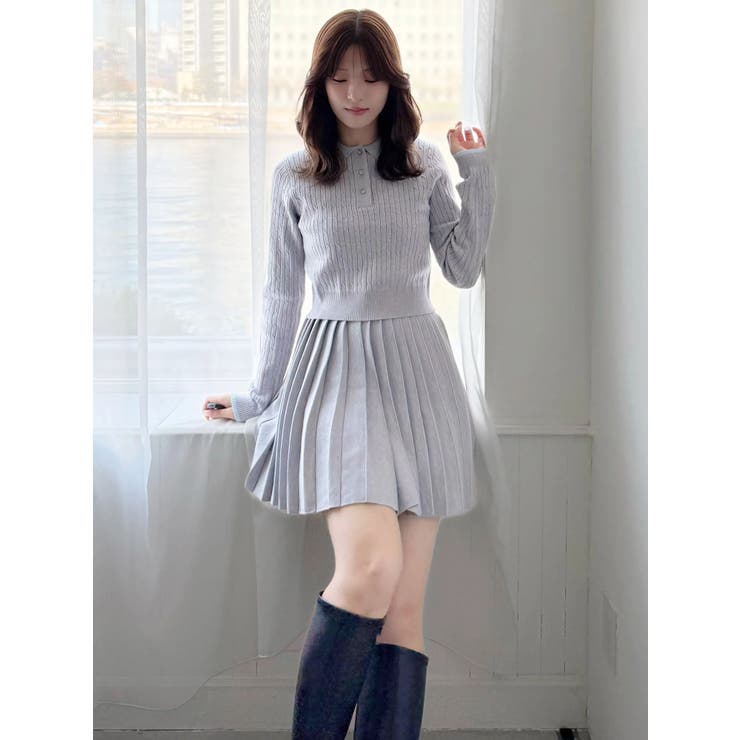 U.S. POLO ASSN.別注 配色ラインニットセットアップ | MERCURYDUO | 詳細画像12 