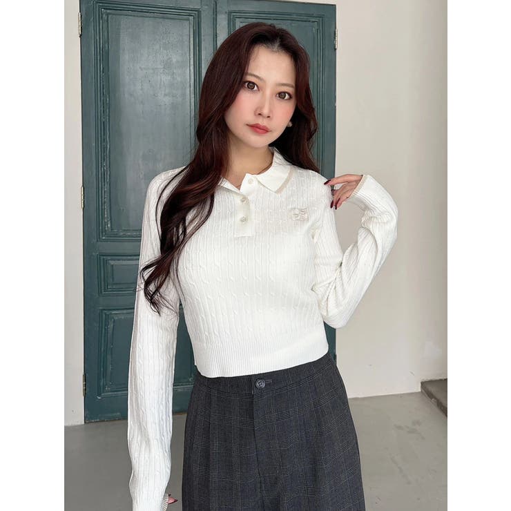 U.S. POLO ASSN.別注 配色ラインニットセットアップ | MERCURYDUO | 詳細画像24 