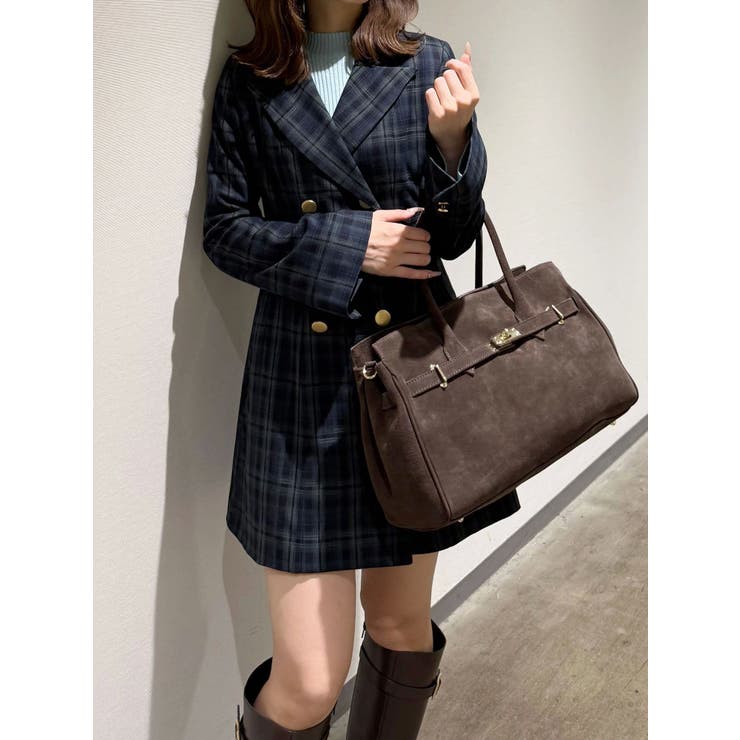 2WAYフィット&フレアジャケットワンピース | MERCURYDUO | 詳細画像18 