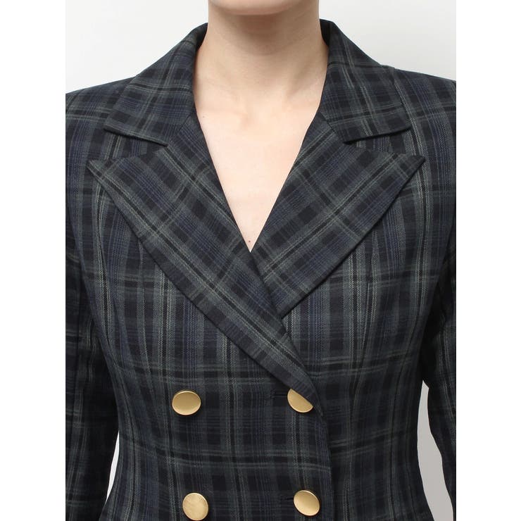 2WAYフィット&フレアジャケットワンピース | MERCURYDUO | 詳細画像35 