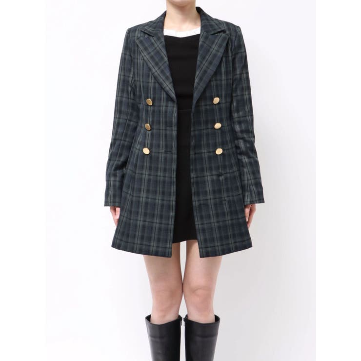 2WAYフィット&フレアジャケットワンピース | MERCURYDUO | 詳細画像40 