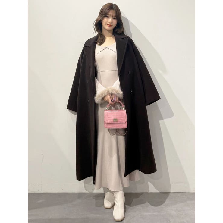 ファートリミングニットワンピース | MERCURYDUO | 詳細画像29 