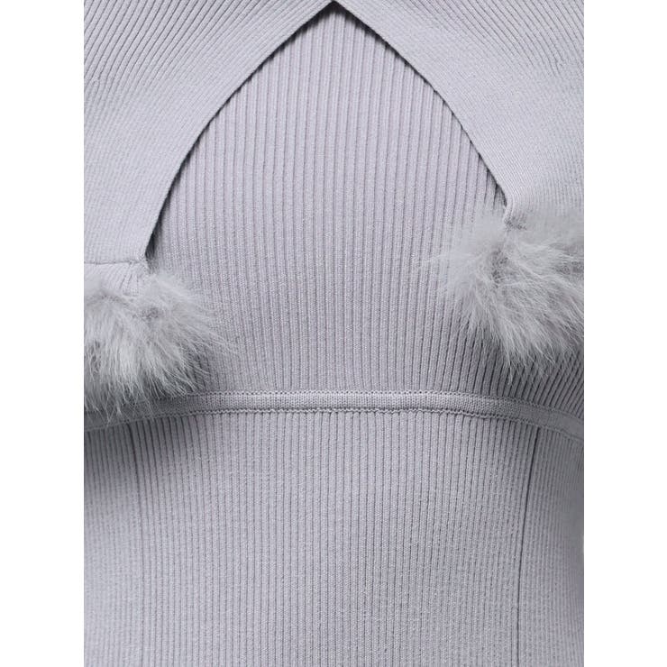 ファートリミングニットワンピース | MERCURYDUO | 詳細画像38 