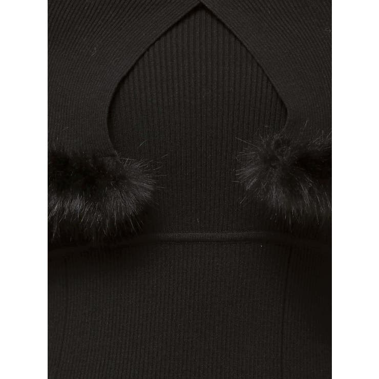 ファートリミングニットワンピース | MERCURYDUO | 詳細画像40 