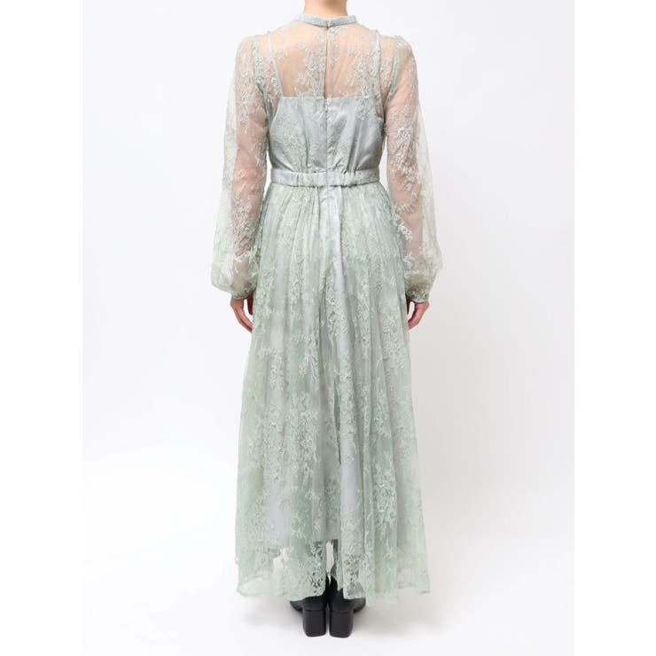 レースギャザーフレアワンピース | MERCURYDUO | 詳細画像15 