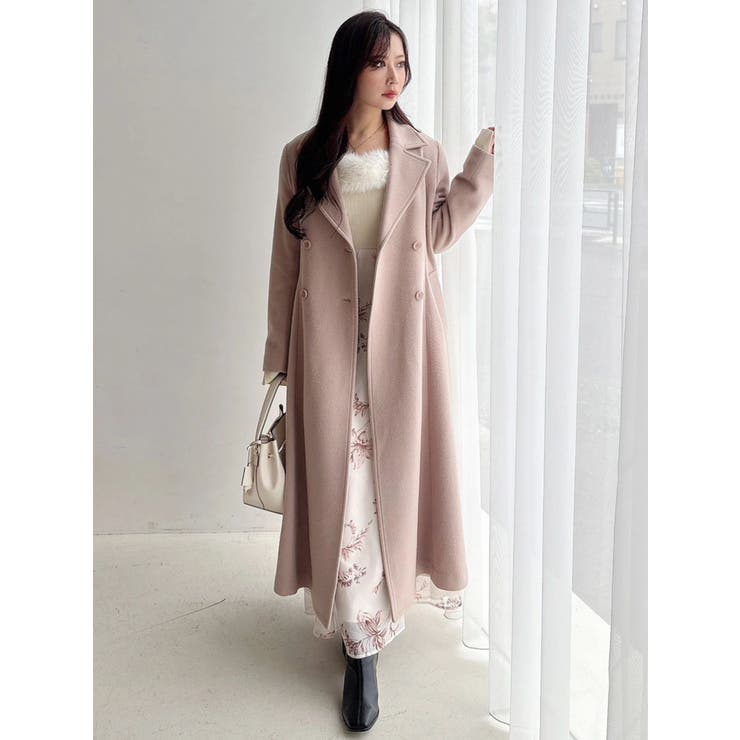 花柄オフショルニットドッキングワンピース | MERCURYDUO | 詳細画像8 