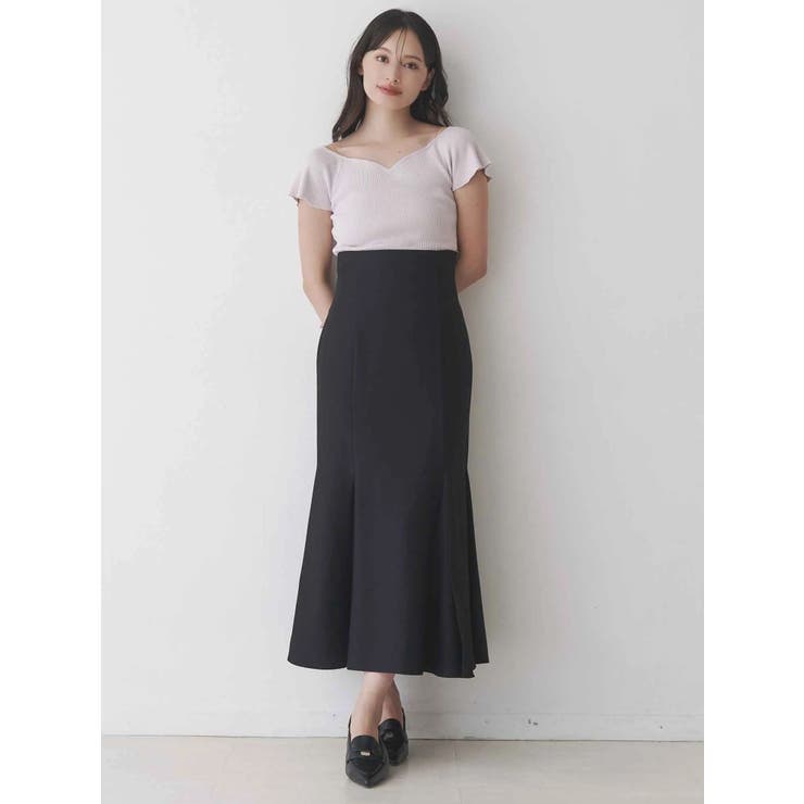 バックレースアップストレッチマーメイドスカート | MERCURYDUO | 詳細画像14 