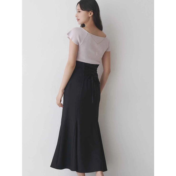 バックレースアップストレッチマーメイドスカート | MERCURYDUO | 詳細画像16 