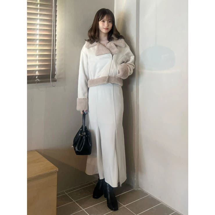 バックレースアップストレッチマーメイドスカート | MERCURYDUO | 詳細画像34 