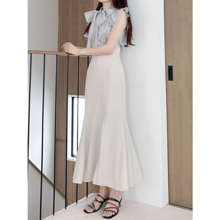 バックレースアップストレッチマーメイドスカート | MERCURYDUO | 詳細画像43 