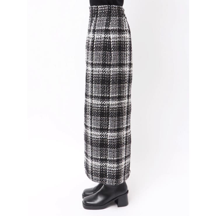 チェックツィードタイトスカート | MERCURYDUO | 詳細画像16 