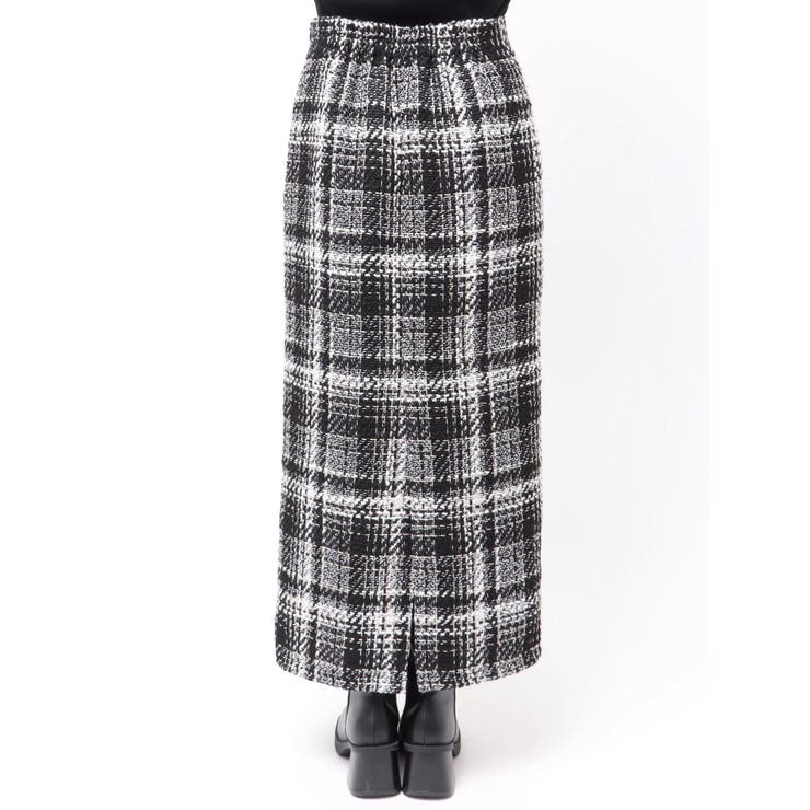 チェックツィードタイトスカート | MERCURYDUO | 詳細画像17 