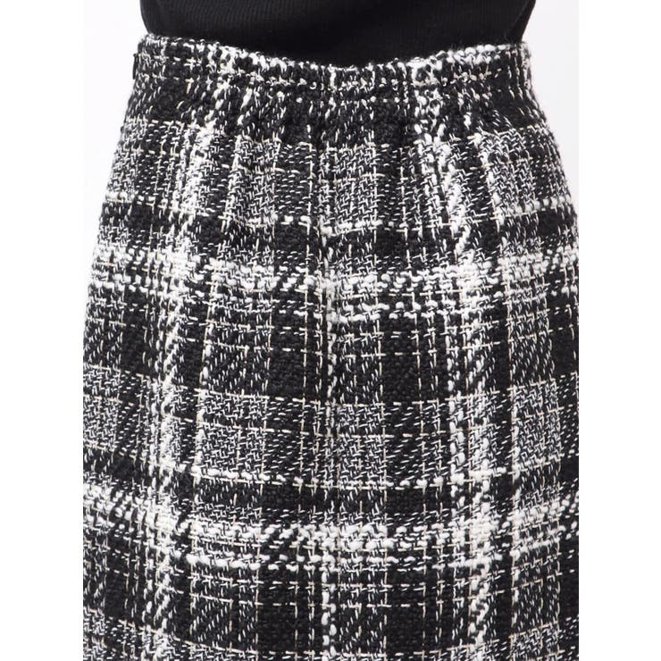 チェックツィードタイトスカート | MERCURYDUO | 詳細画像18 