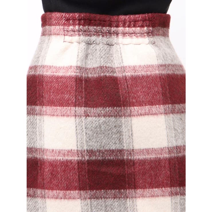シャギーチェックミニスカート | MERCURYDUO | 詳細画像23 