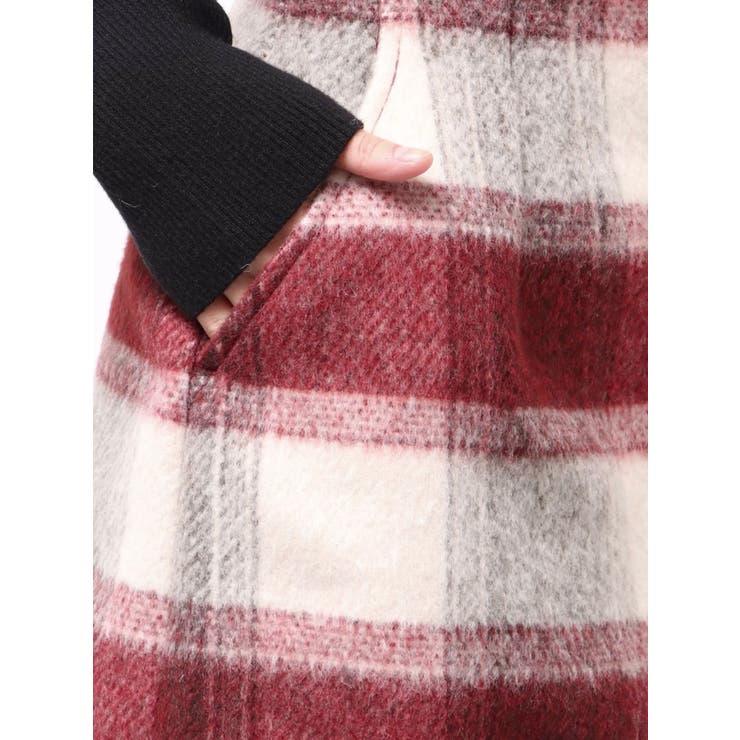 シャギーチェックミニスカート | MERCURYDUO | 詳細画像24 