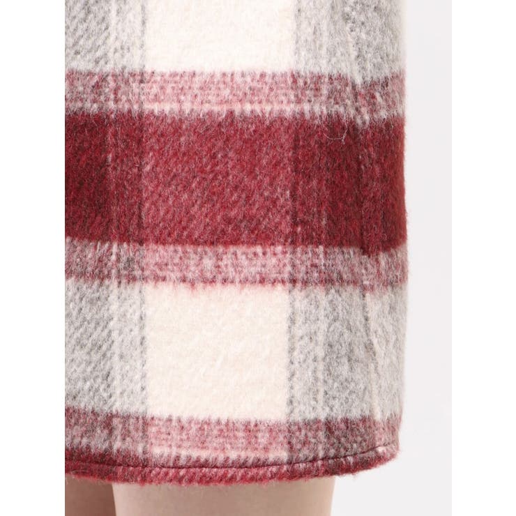 シャギーチェックミニスカート | MERCURYDUO | 詳細画像25 