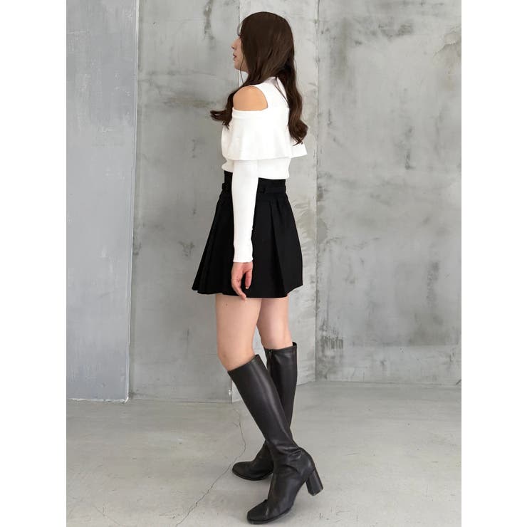 ベルト付きチェックプリーツミニスカパン | MERCURYDUO | 詳細画像15 