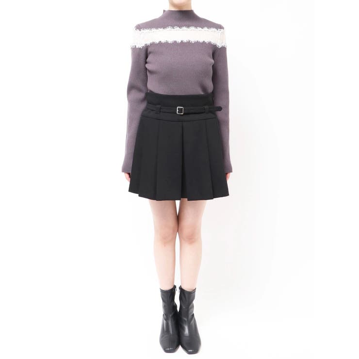 ベルト付きチェックプリーツミニスカパン | MERCURYDUO | 詳細画像35 