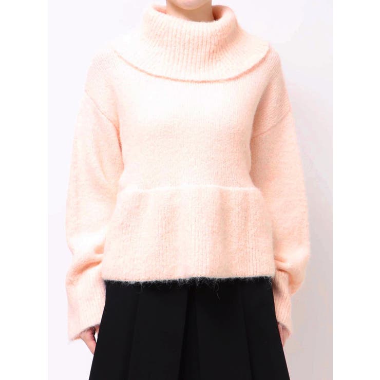 【WEB限定カラーあり】オフタートルペプラムニット | MERCURYDUO | 詳細画像30 