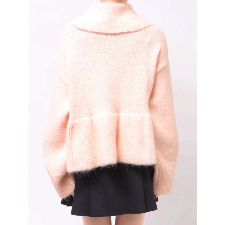 【WEB限定カラーあり】オフタートルペプラムニット | MERCURYDUO | 詳細画像32 