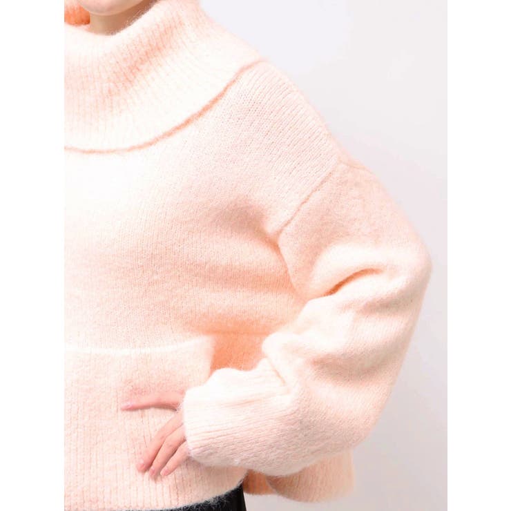 【WEB限定カラーあり】オフタートルペプラムニット | MERCURYDUO | 詳細画像34 