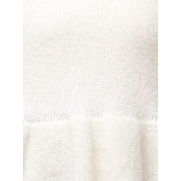 【WEB限定カラーあり】オフタートルペプラムニット | MERCURYDUO | 詳細画像38 