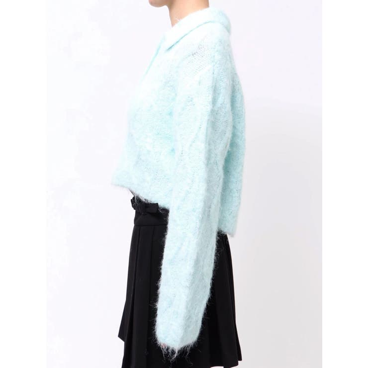 ケーブルポロ衿ニット | MERCURYDUO | 詳細画像15 