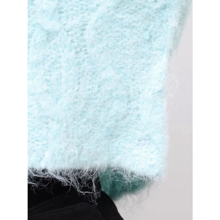 ケーブルポロ衿ニット | MERCURYDUO | 詳細画像19 