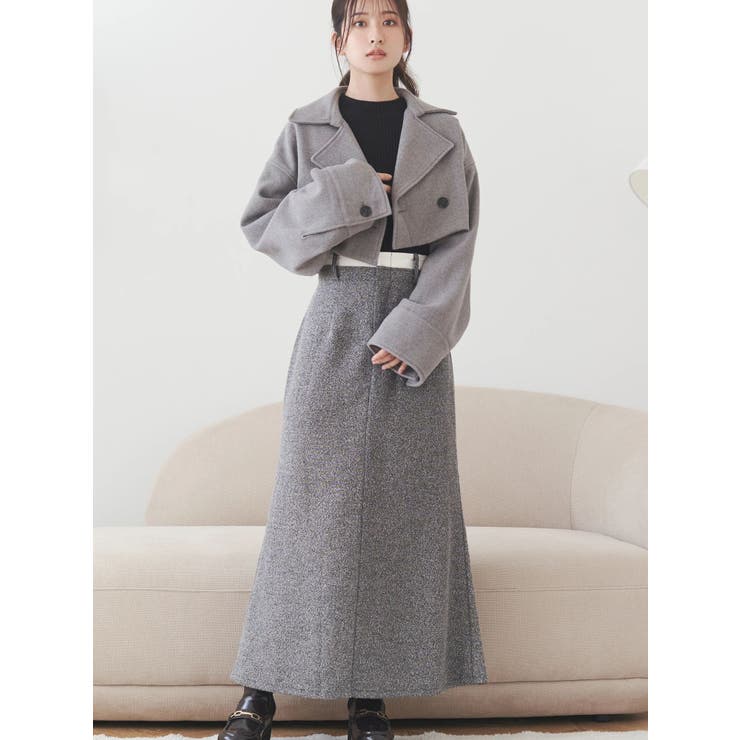 【追加生産】フレアスリーブハイネックリブニット | MERCURYDUO | 詳細画像14 