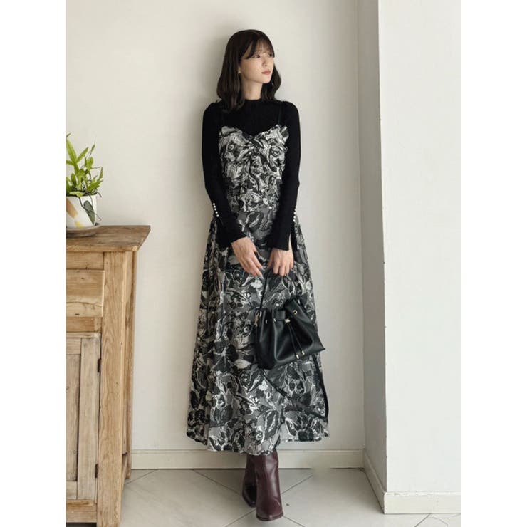 【追加生産】フレアスリーブハイネックリブニット | MERCURYDUO | 詳細画像24 