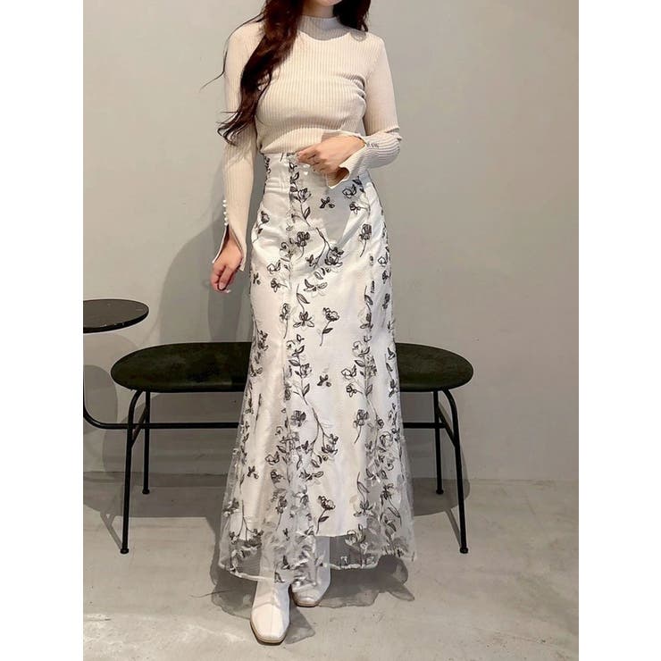 【追加生産】フレアスリーブハイネックリブニット | MERCURYDUO | 詳細画像27 