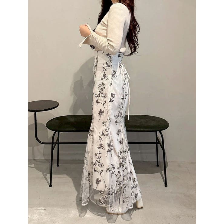 【追加生産】フレアスリーブハイネックリブニット | MERCURYDUO | 詳細画像28 