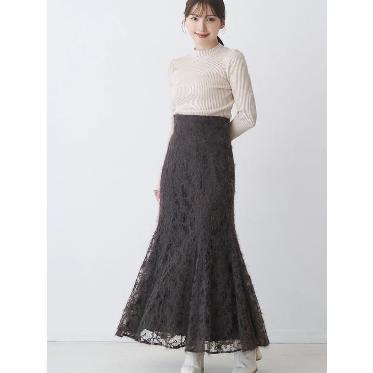 【追加生産】フレアスリーブハイネックリブニット | MERCURYDUO | 詳細画像9 