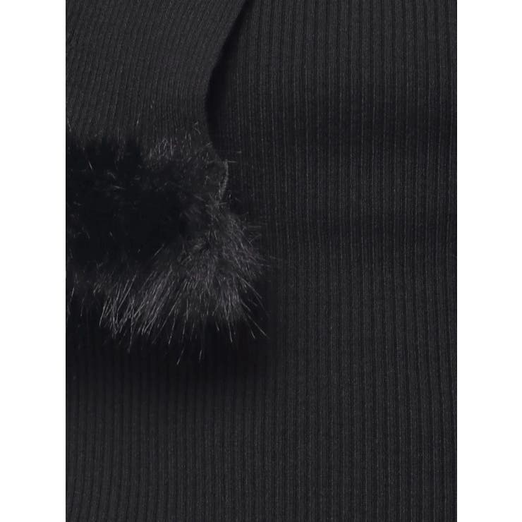 フェイクファートリミングニット | MERCURYDUO | 詳細画像12 