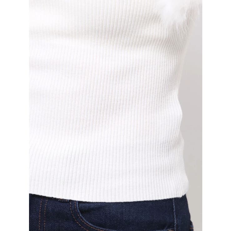 フェイクファートリミングニット | MERCURYDUO | 詳細画像8 