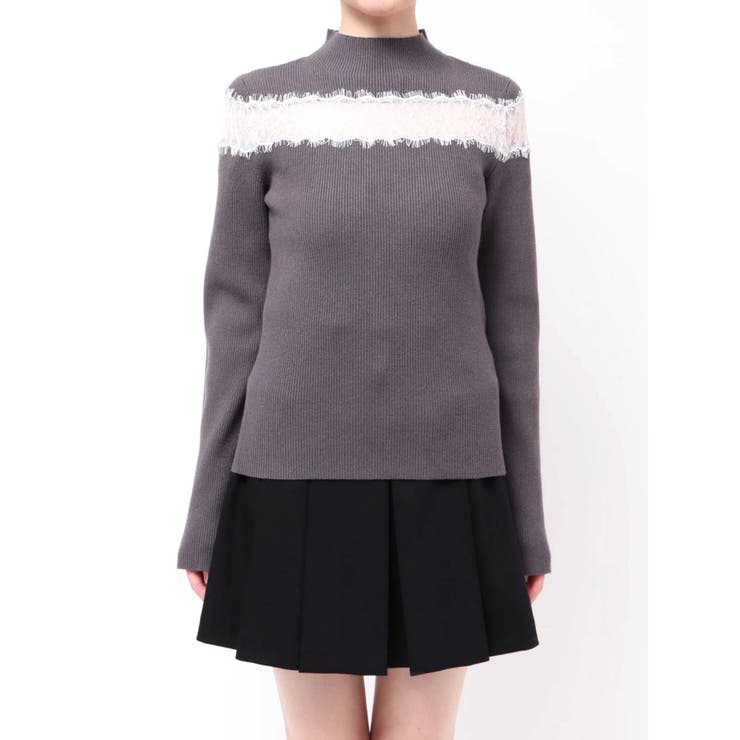 レースカッティングニット | MERCURYDUO | 詳細画像20 