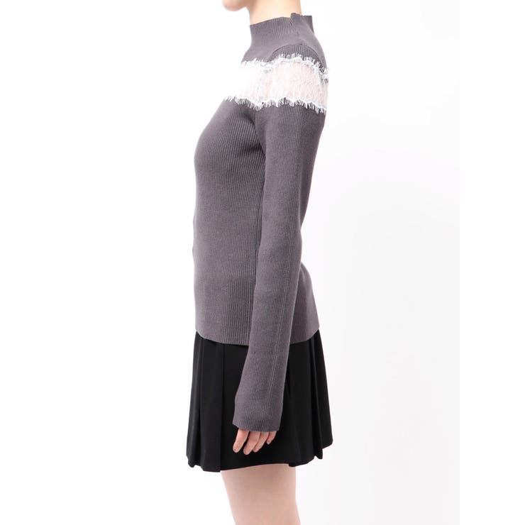 レースカッティングニット | MERCURYDUO | 詳細画像21 