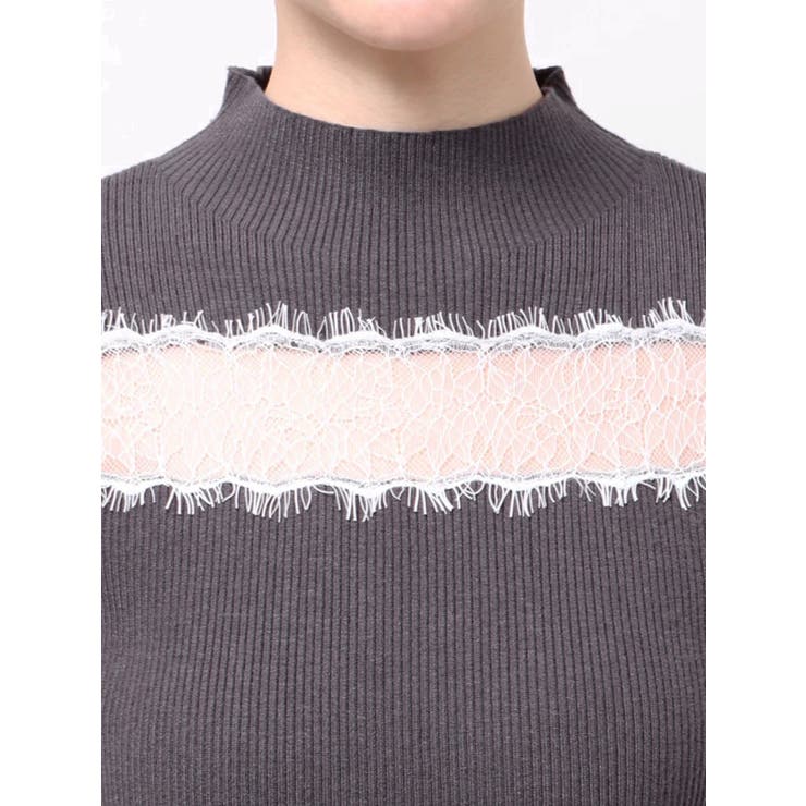 レースカッティングニット | MERCURYDUO | 詳細画像23 