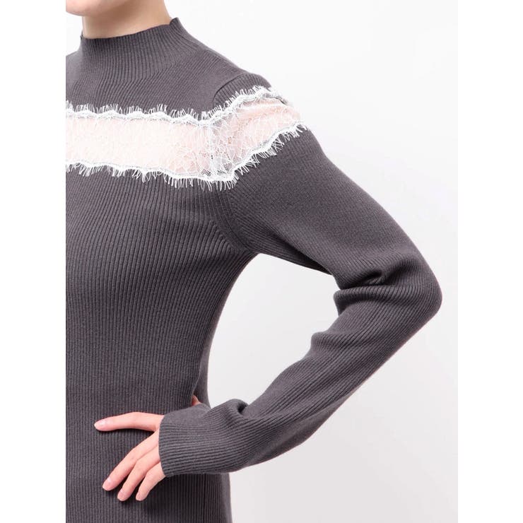 レースカッティングニット | MERCURYDUO | 詳細画像24 