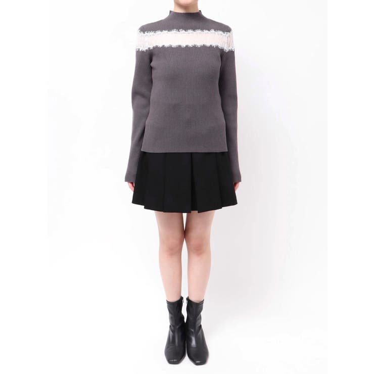 レースカッティングニット | MERCURYDUO | 詳細画像27 