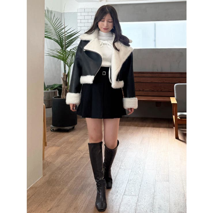 オフショルリボンパールニット | MERCURYDUO | 詳細画像17 