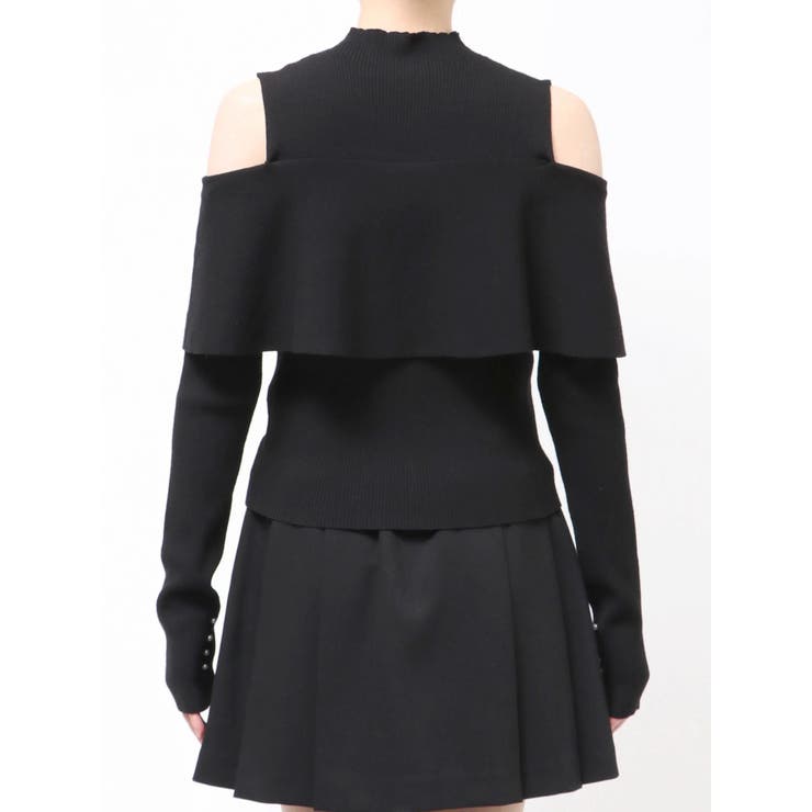 オフショルリボンパールニット | MERCURYDUO | 詳細画像20 