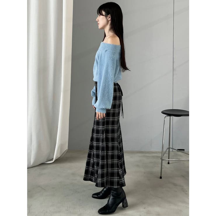 【追加生産】ミニシャギーオフショルニット | MERCURYDUO | 詳細画像31 