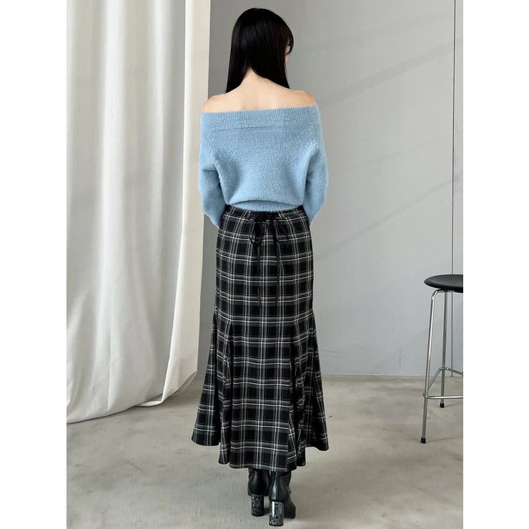 【追加生産】ミニシャギーオフショルニット | MERCURYDUO | 詳細画像32 