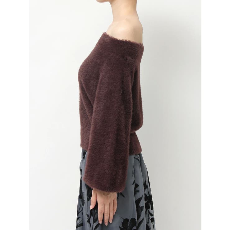 【追加生産】ミニシャギーオフショルニット | MERCURYDUO | 詳細画像38 