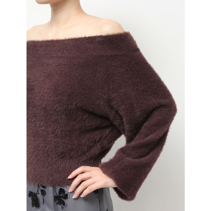 【追加生産】ミニシャギーオフショルニット | MERCURYDUO | 詳細画像41 