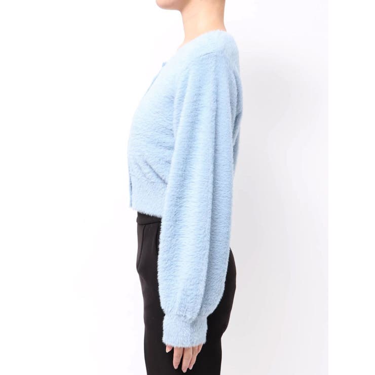 ミニシャギークルーネックカーディガン | MERCURYDUO | 詳細画像21 